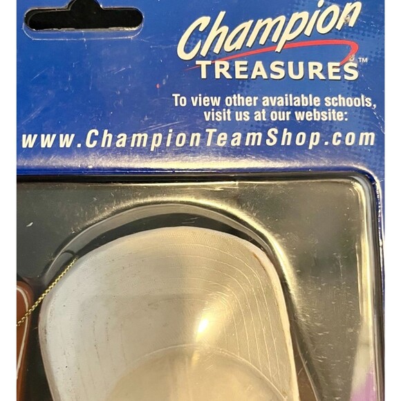 Texas Longhorns Christmas Tree Ornament Set Cap & Foam Finger Retired Design NWT - Picture 3 of 10